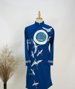 Áo Dài Cách Tân Nam Thêu