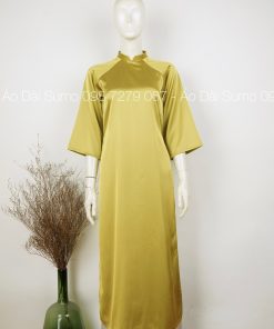 Áo dài tân thời phom suông đẹp kèm quần