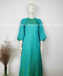 Áo dài tân thời phom suông tơ tằm TÂM NHƯ kèm quần