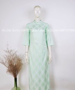 Áo dài tân thời phom suông BÍCH HÀ kèm quần