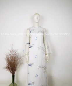 Áo dài tân thời thiết kế HỒ ĐIỆP 4 tà kèm quần