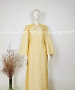 Áo dài tân thời thiết kế PHƯƠNG LY 4 tà kèm quần