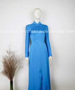 Áo dài truyền thống XANH 4D kèm quần